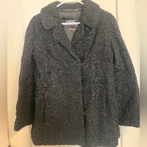 Vintage 1950s/60s Black Persian Lamb Coat - Engel New York